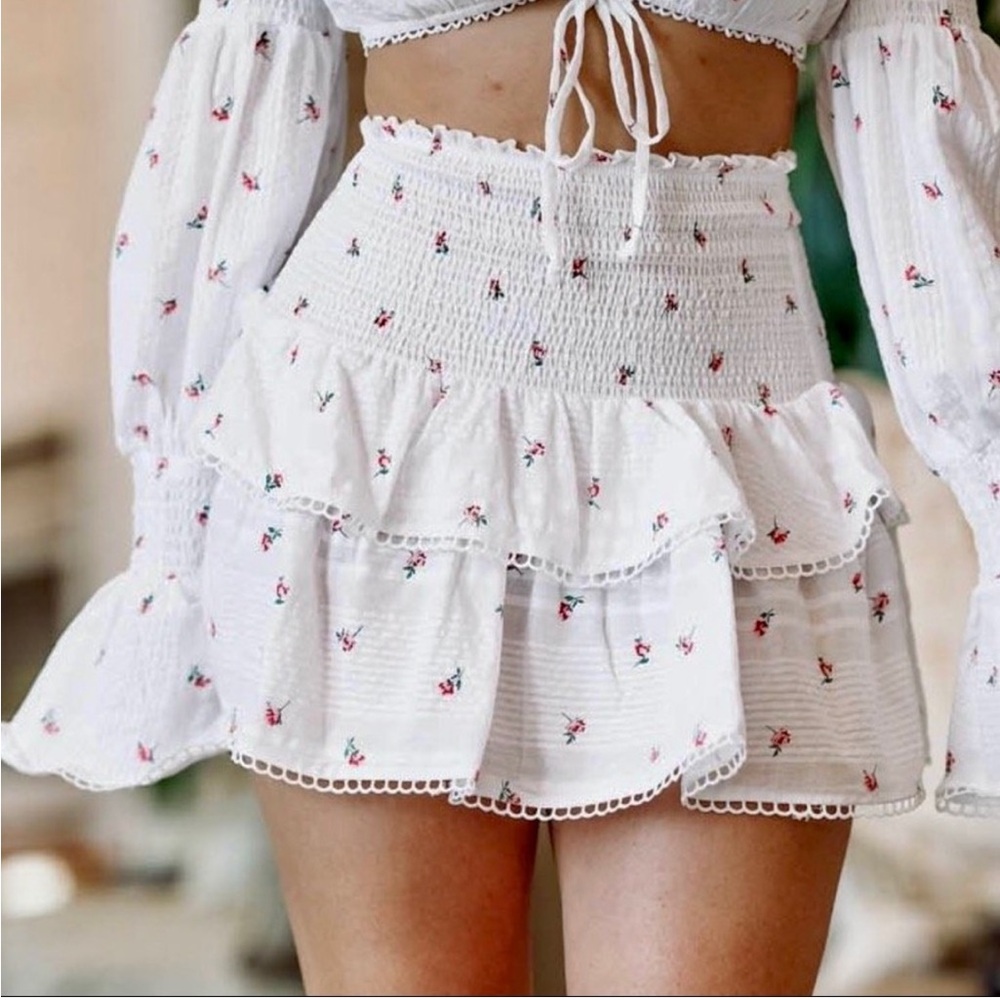 Rosebud Mini Skirt